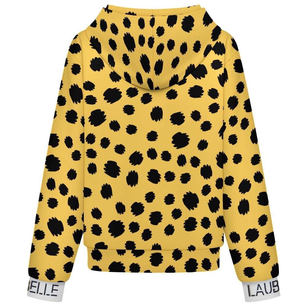 LauBelle Sport Athletic Hooded Baseball Varsity Jacket for her