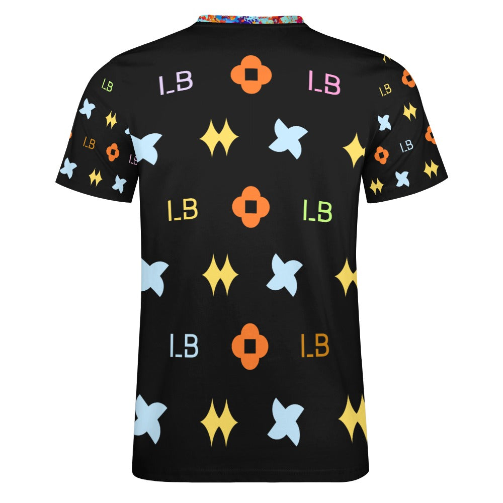 LauBelle - Men's Cotton T-shirt - Blacckk - LauBelle Brand