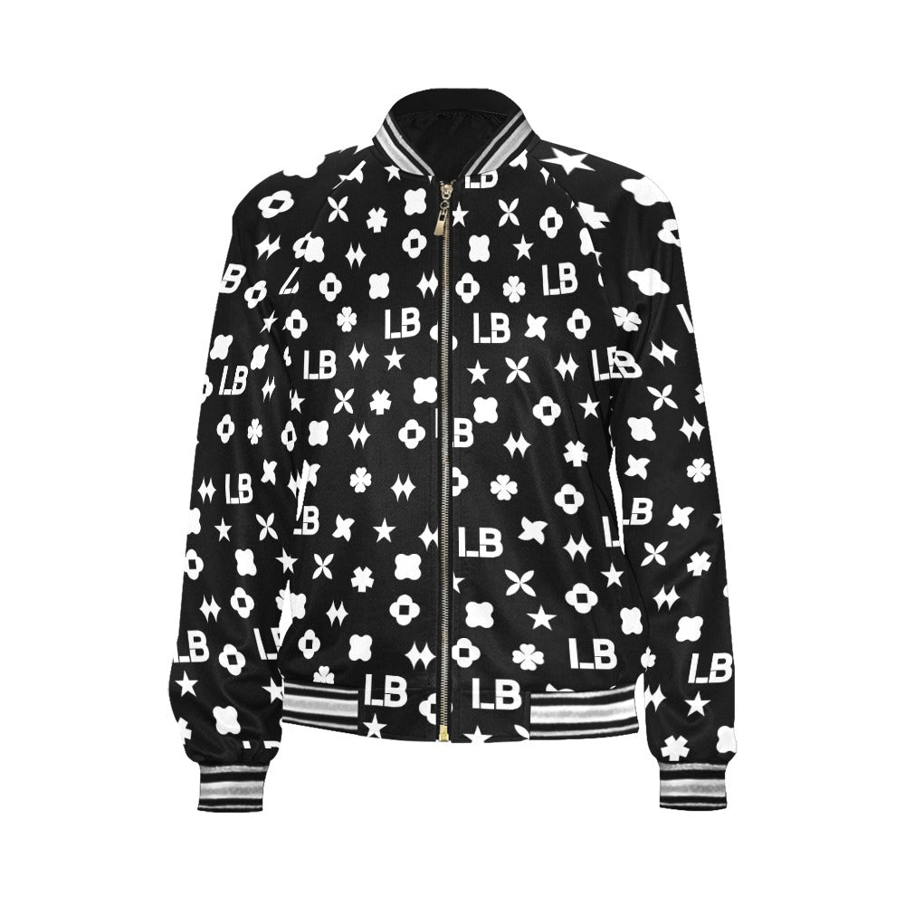 Women's Horizontal Stripes Jacket (Model H21) - LauBelle Brand