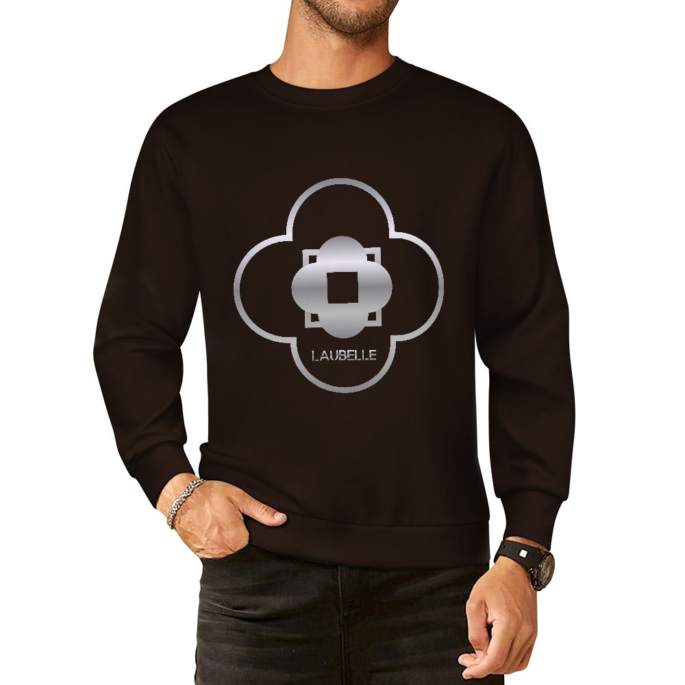 LauBelle Pure Cotton Front-Graphic Pullover Sweatshirt