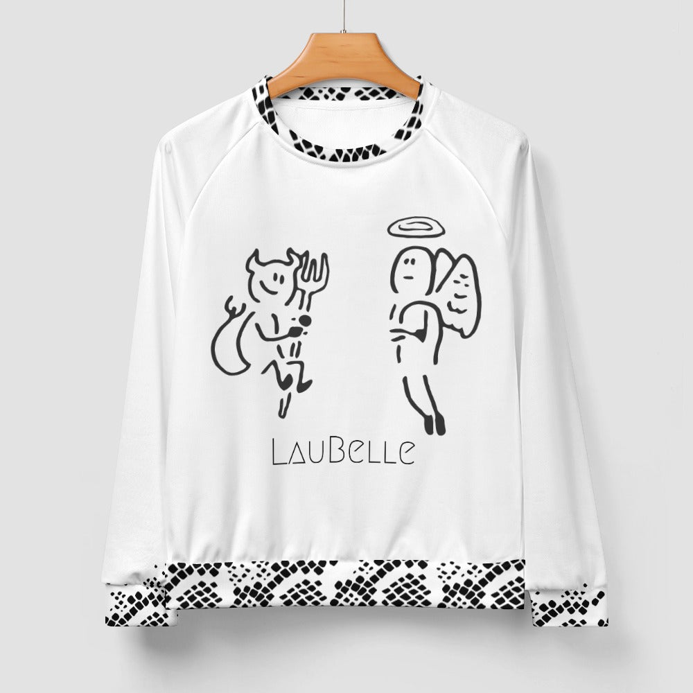 LauBelle Mens Classic Air-Layer Crewneck Sweatshirt