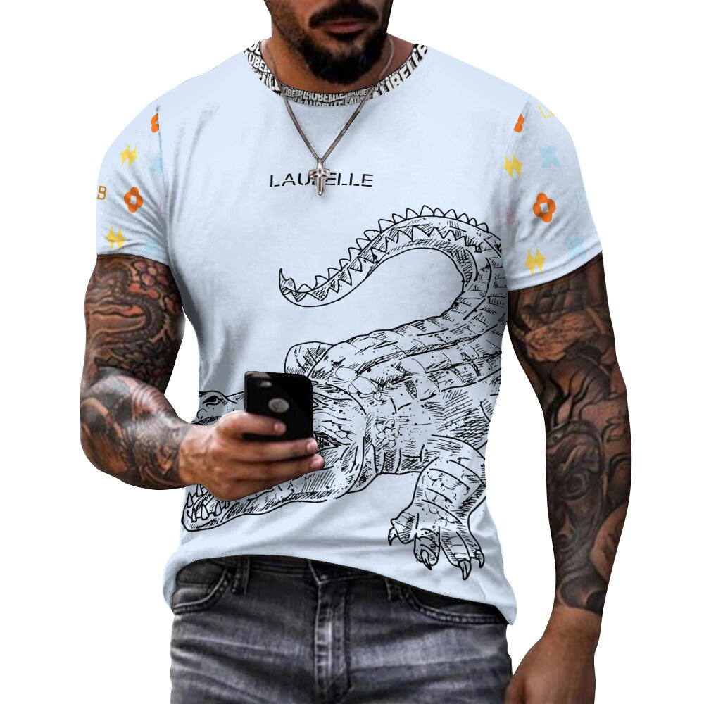 LauBelle - Men's Graphic Alligator Tee – Premium Crew Neck T-Shirt