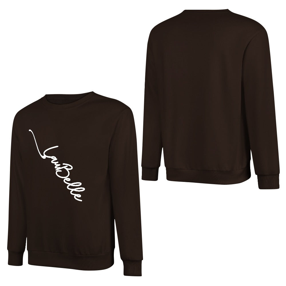 LauBelle Pure Cotton Front-Graphic Pullover Sweatshirt