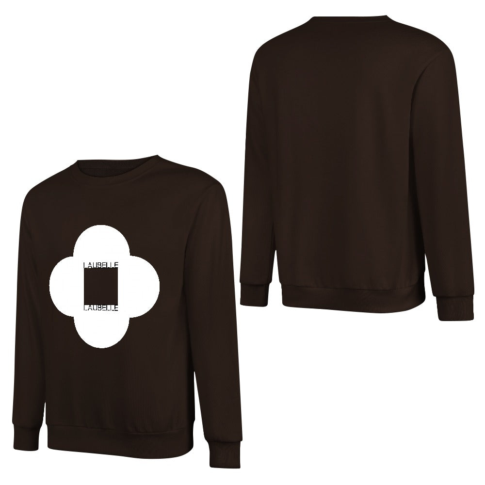 LauBelle Pure Cotton Front-Graphic Pullover Sweatshirt