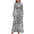LauBelle - Long dress - LauBelle text Black and white - LauBelle Brand