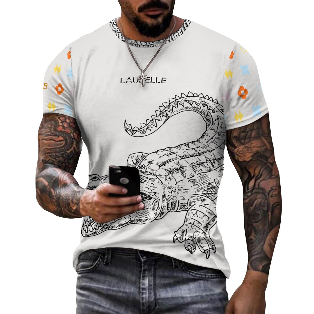LauBelle - Men's Graphic Alligator Tee – Premium Crew Neck T-Shirt