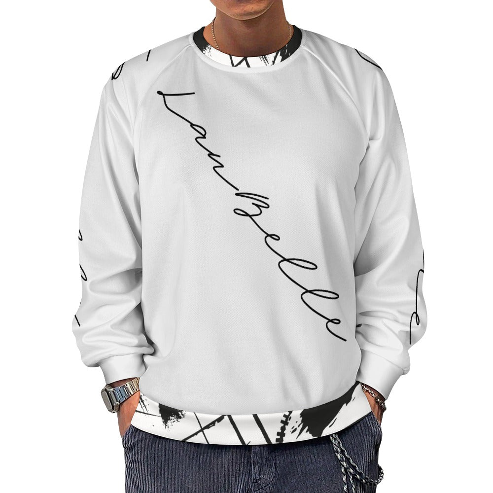 LauBelle Mens Classic Air-Layer Crewneck Sweatshirt