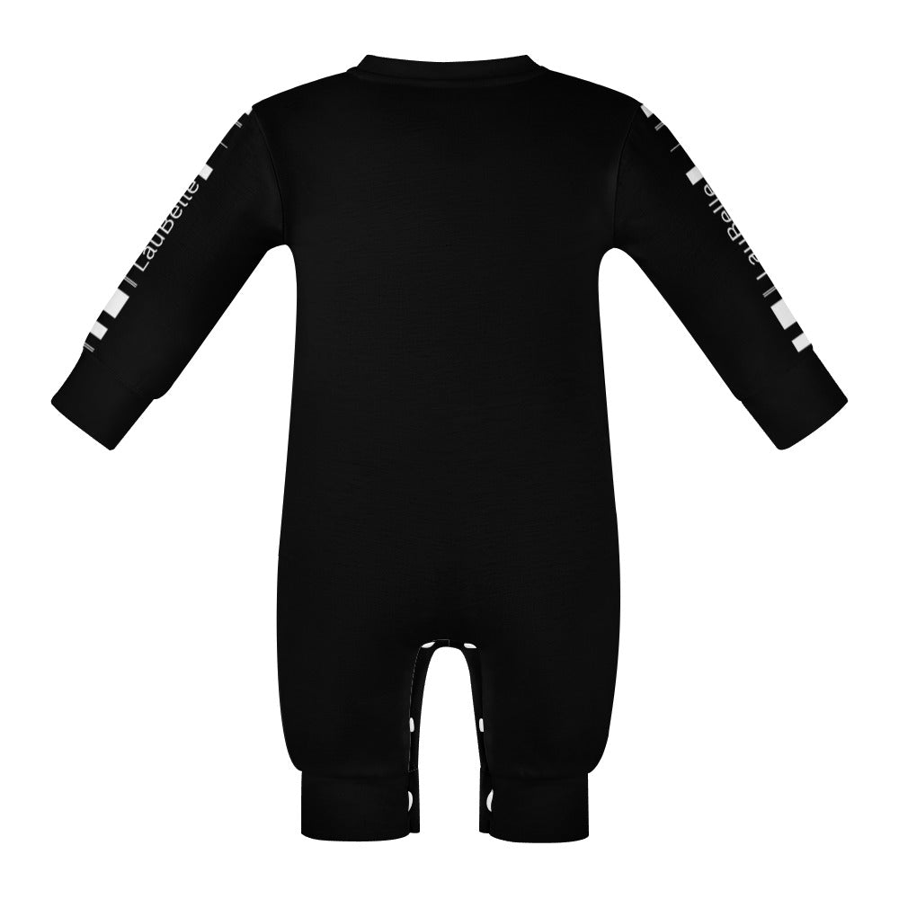 LauBelle Baby Soft Combed Cotton Long-Sleeve Bodysuit