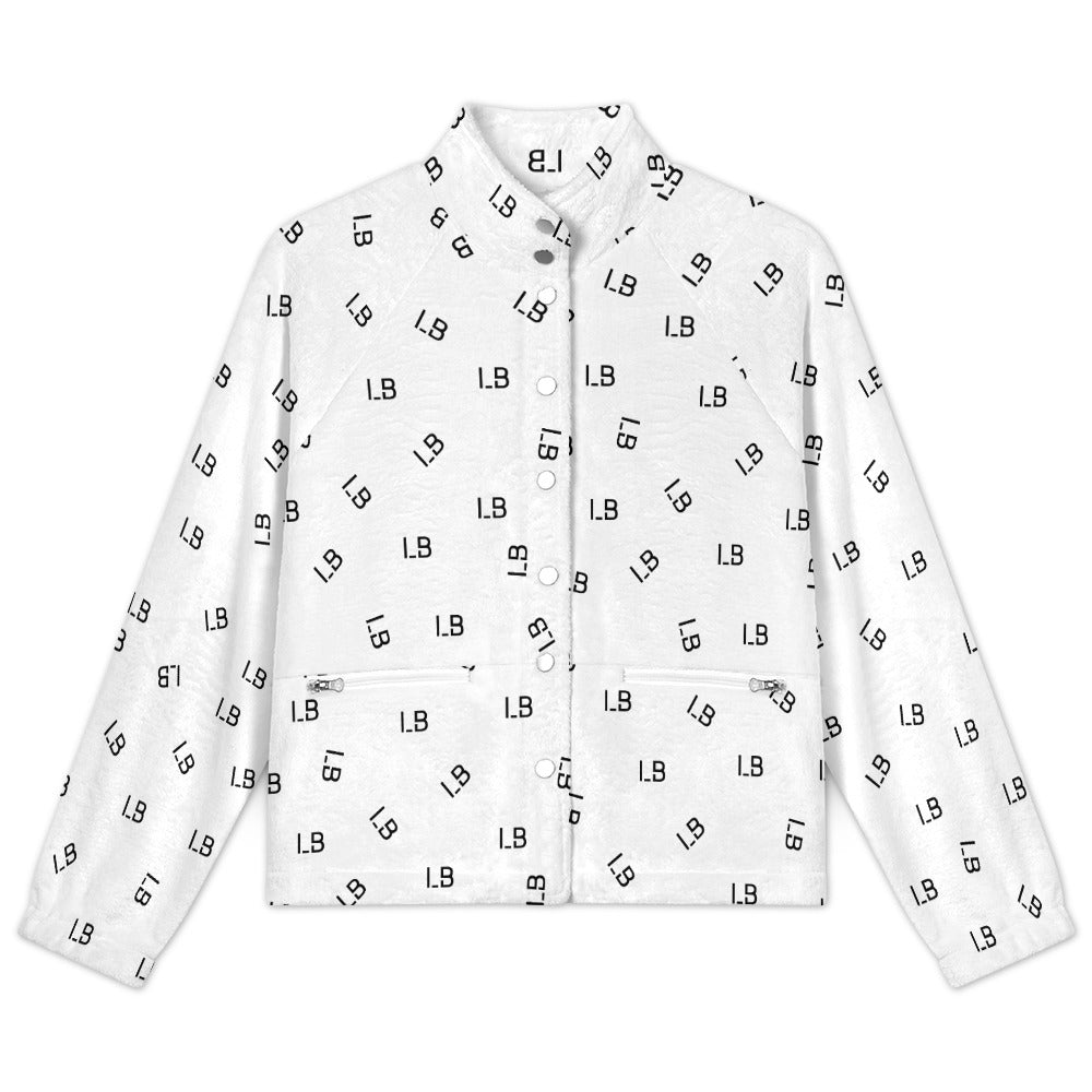 LauBelle - Women's Stand Collar Plush Jacket - LauBelle Brand