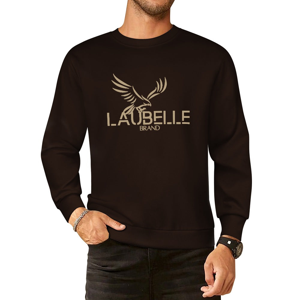 LauBelle Pure Cotton Front-Graphic Pullover Sweatshirt