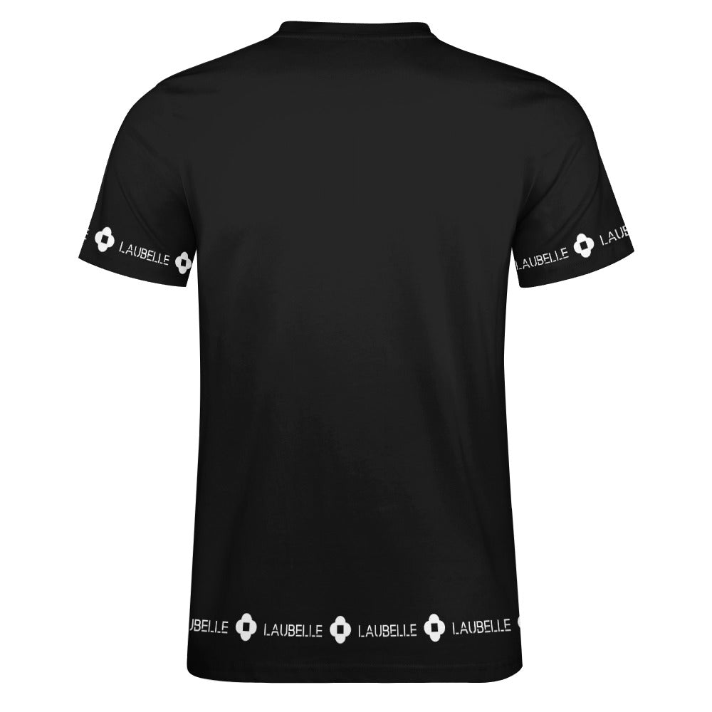 LauBelle - Men's Cotton T-shirt - Blackk minn - LauBelle Brand