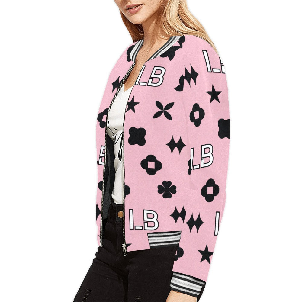 Women's Horizontal Stripes Jacket (Model H21) - LauBelle Brand