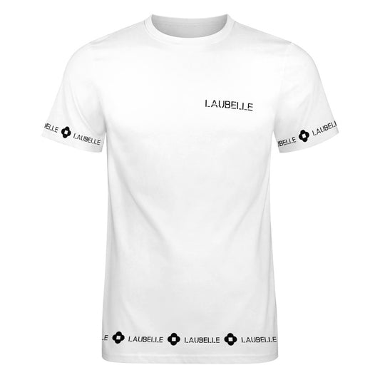 LauBelle - Men's Cotton T-shirt - Whiitee - LauBelle Brand
