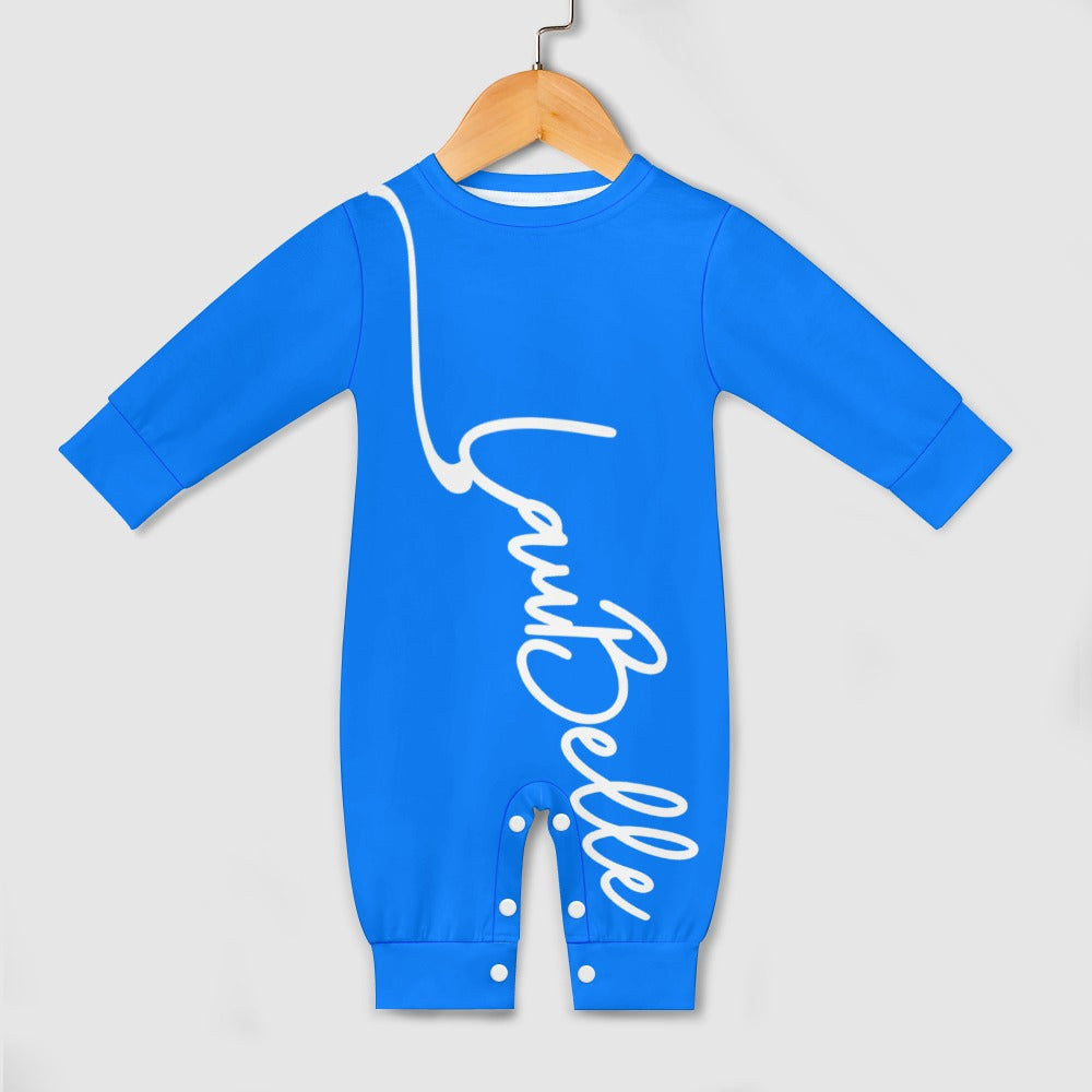 LauBelle Baby Soft Combed Cotton Long-Sleeve Bodysuit