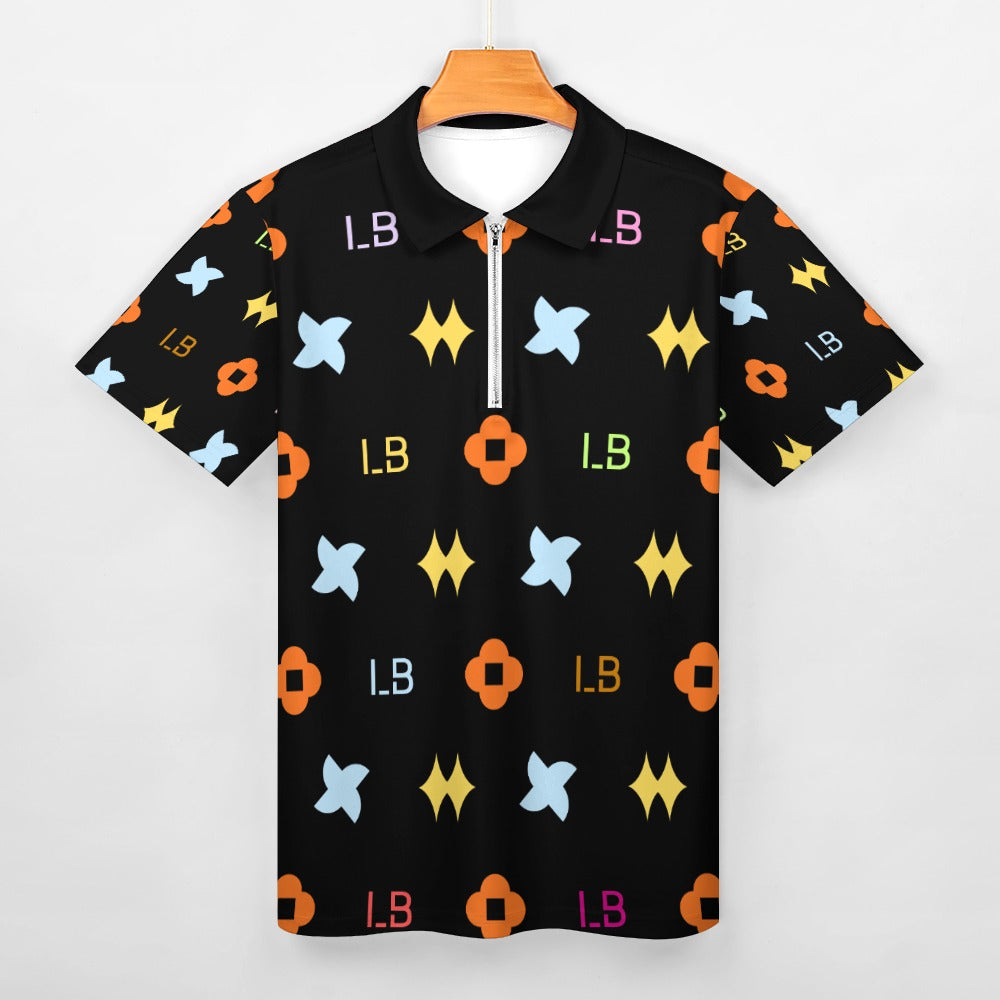 LauBelle - Short sleeve polo shirt - Black - LauBelle Brand