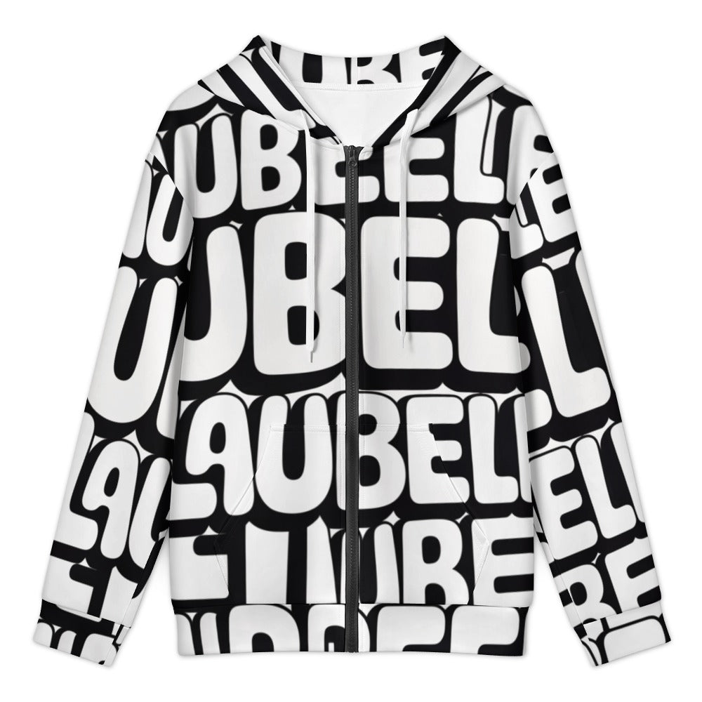 LauBelle Mens Athletic Full-Zip Hoodie with Side Pockets