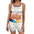 LauBelle Womens Activewear Yoga Shorts & Sports Top Set