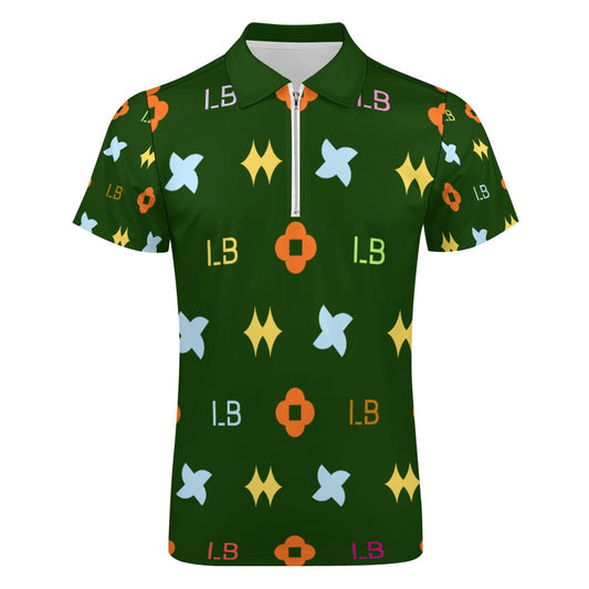 LauBelle - Short sleeve polo shirt - Dark Green - LauBelle Brand