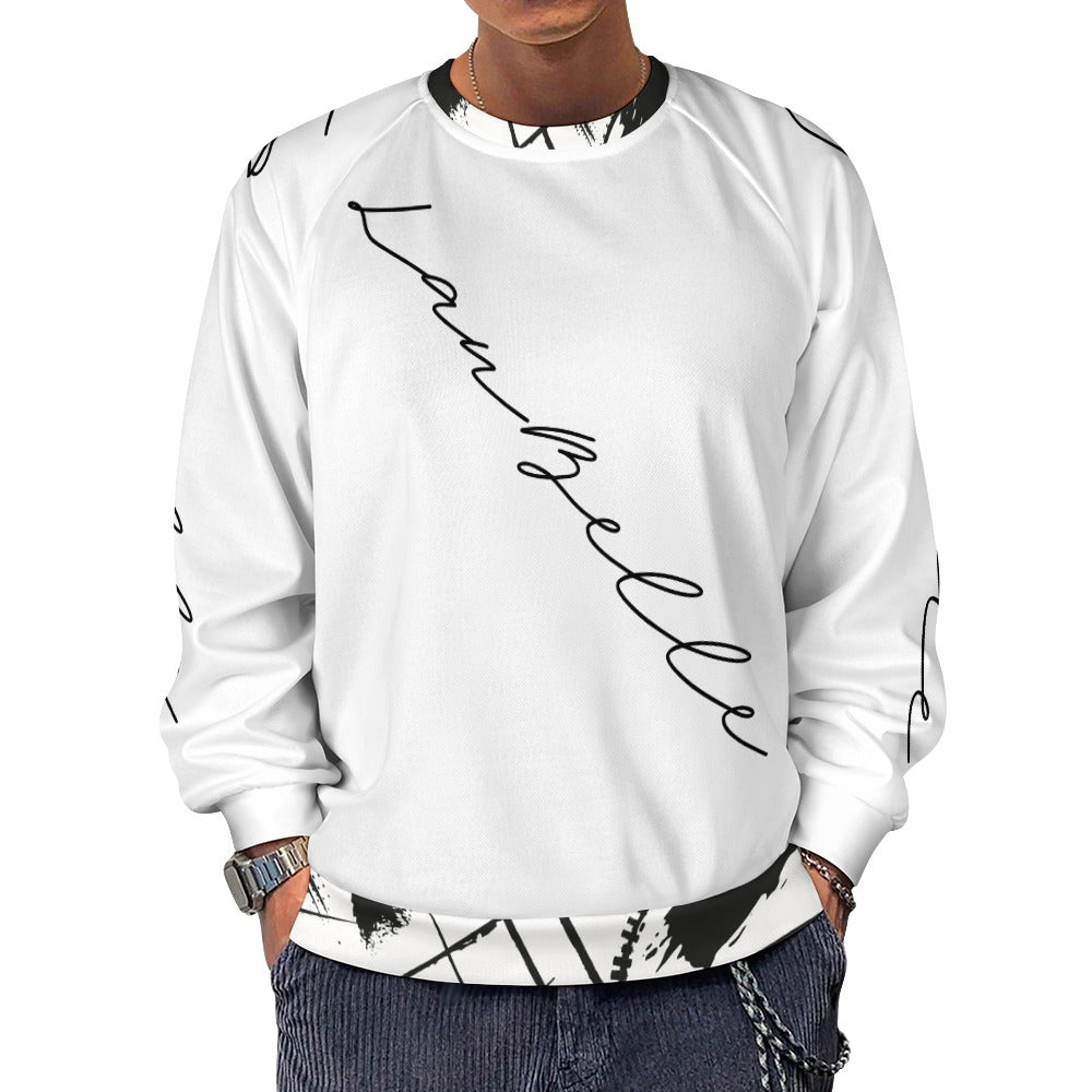 LauBelle Mens Classic Air-Layer Crewneck Sweatshirt