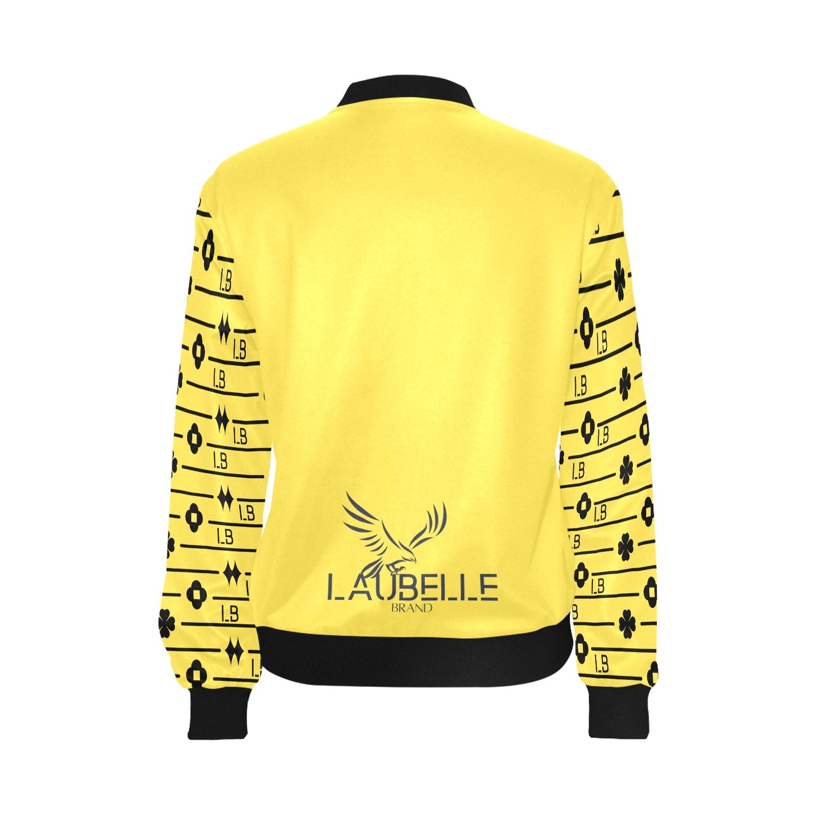 Women's All Over Print Bomber Jacket(Model H36) - LauBelle Brand