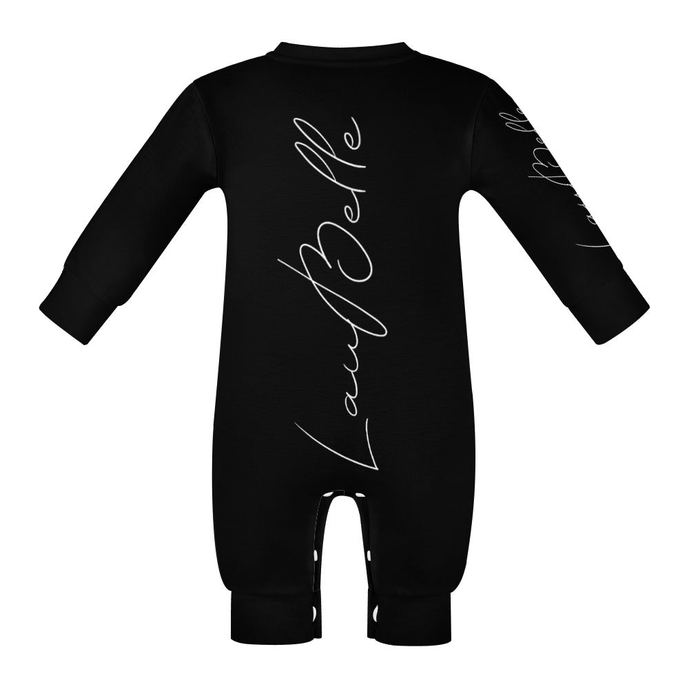LauBelle Baby Soft Combed Cotton Long-Sleeve Bodysuit