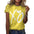 LauBelle - Women's 100% Cotton T-Shirt Yelloww - LauBelle Brand