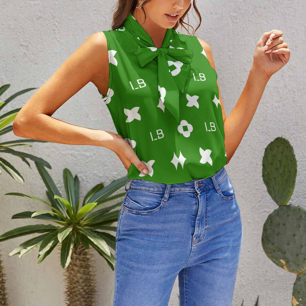 LauBelle - Summer Ladies Sleeveless Top - Greenn - LauBelle Brand