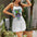 LauBelle - Ladies Personality Slim Sling Dress - White - LauBelle Brand