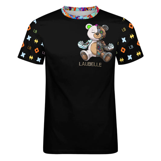 LauBelle - Men's Cotton T-shirt - Blacckk - LauBelle Brand