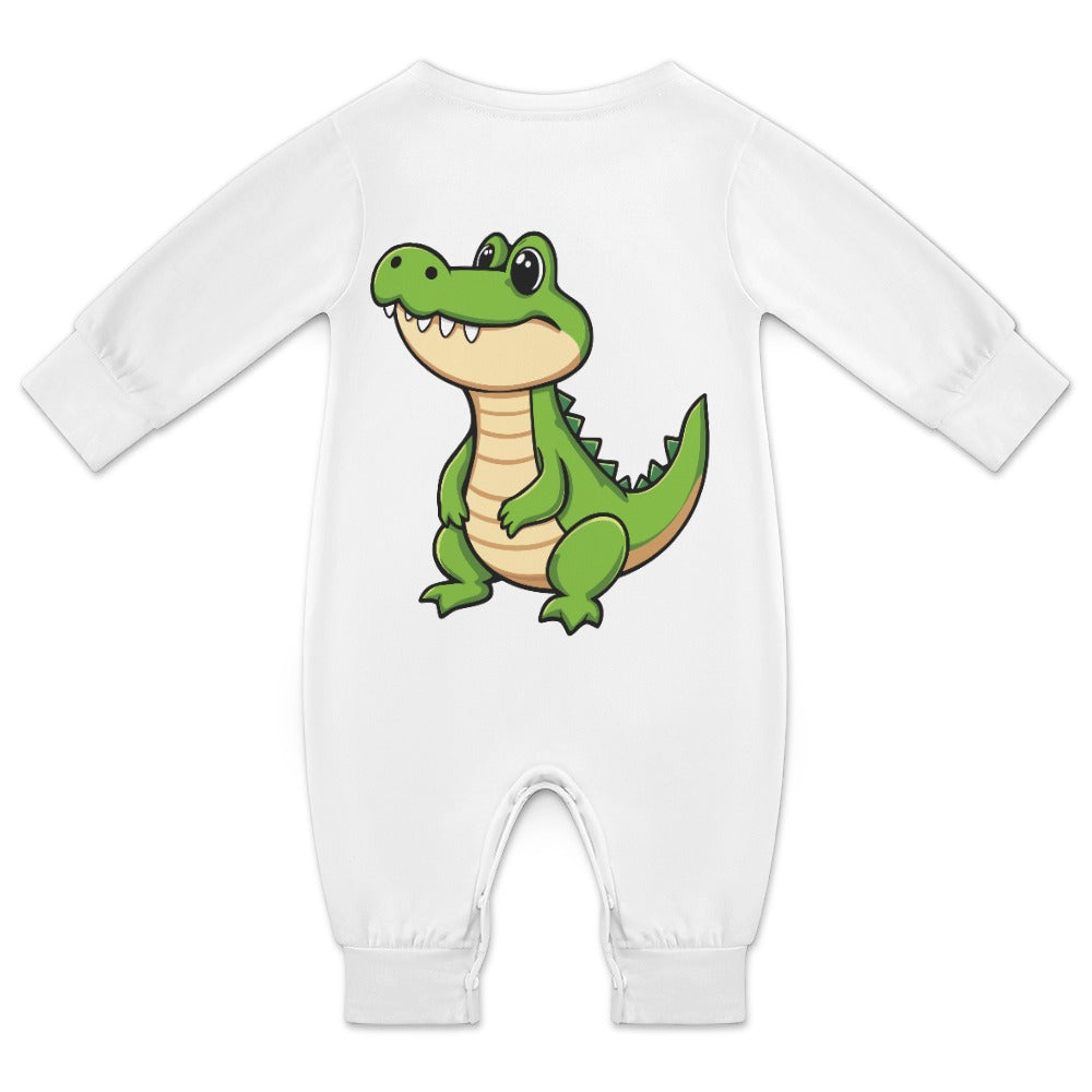 LauBelle Baby Soft Combed Cotton Long-Sleeve Bodysuit