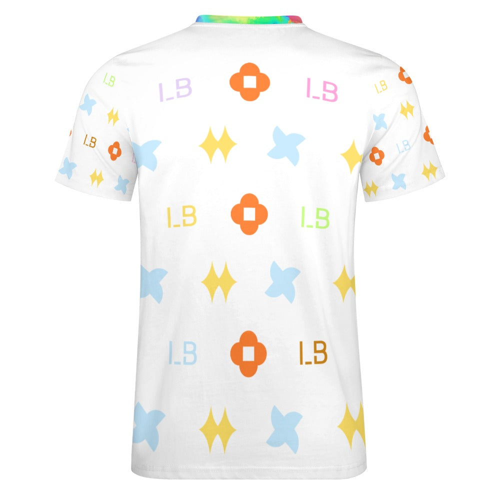 LauBelle - Men's Cotton T-shirt -White - LauBelle Brand