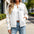 LauBelle Sport Athletic Hooded Baseball Varsity Jacket for her