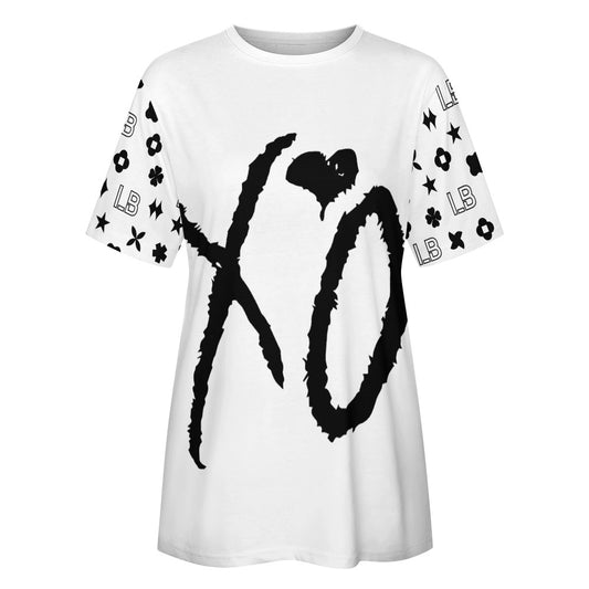 LauBelle - Women's 100% Cotton T-Shirt - White - LauBelle Brand
