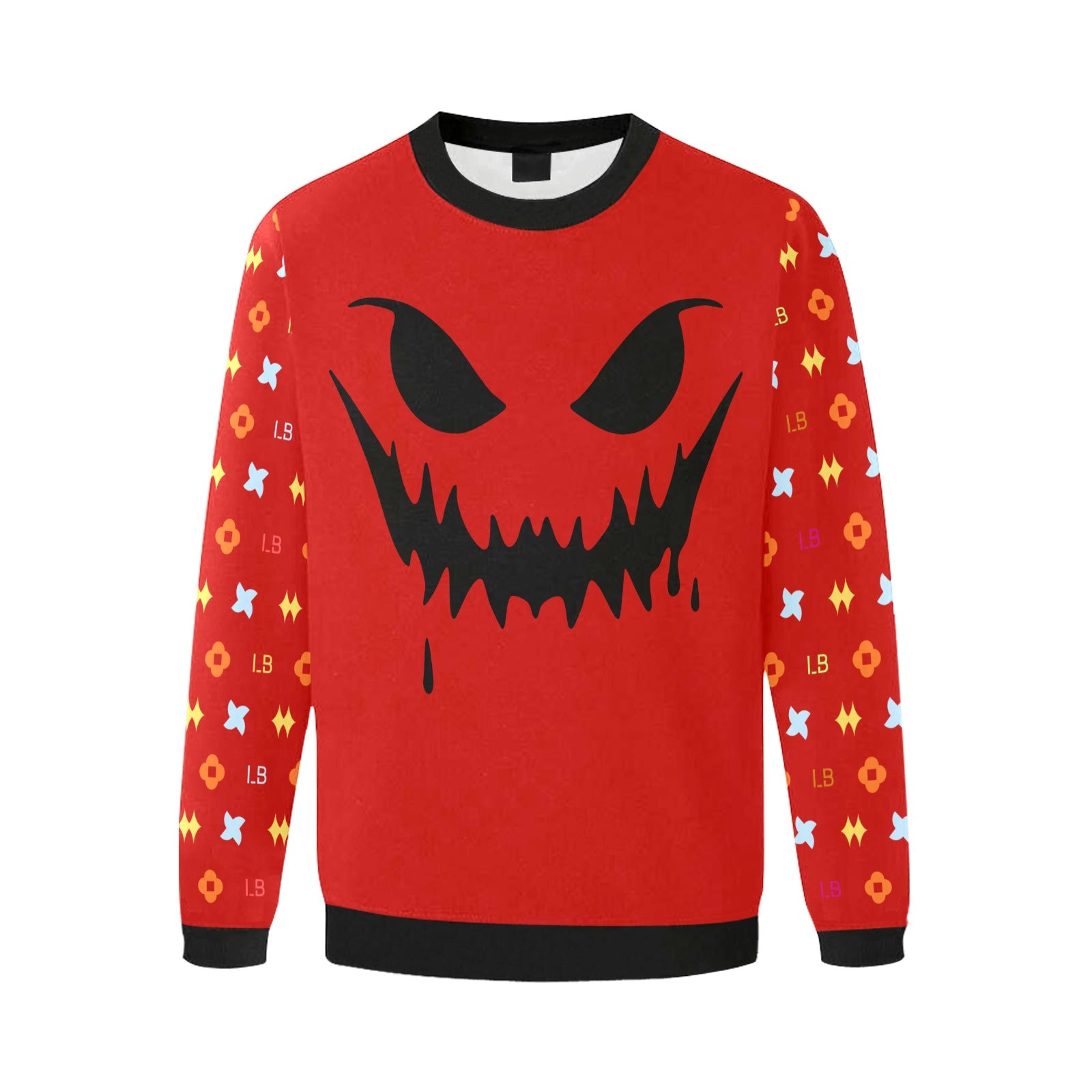 LauBelle Mens Plush Fuzzy Fleece Thermal Sweatshirt