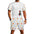 LauBelle - Men's one piece jumpsuit Short sleeved jumpsuit - Whitee - LauBelle Brand