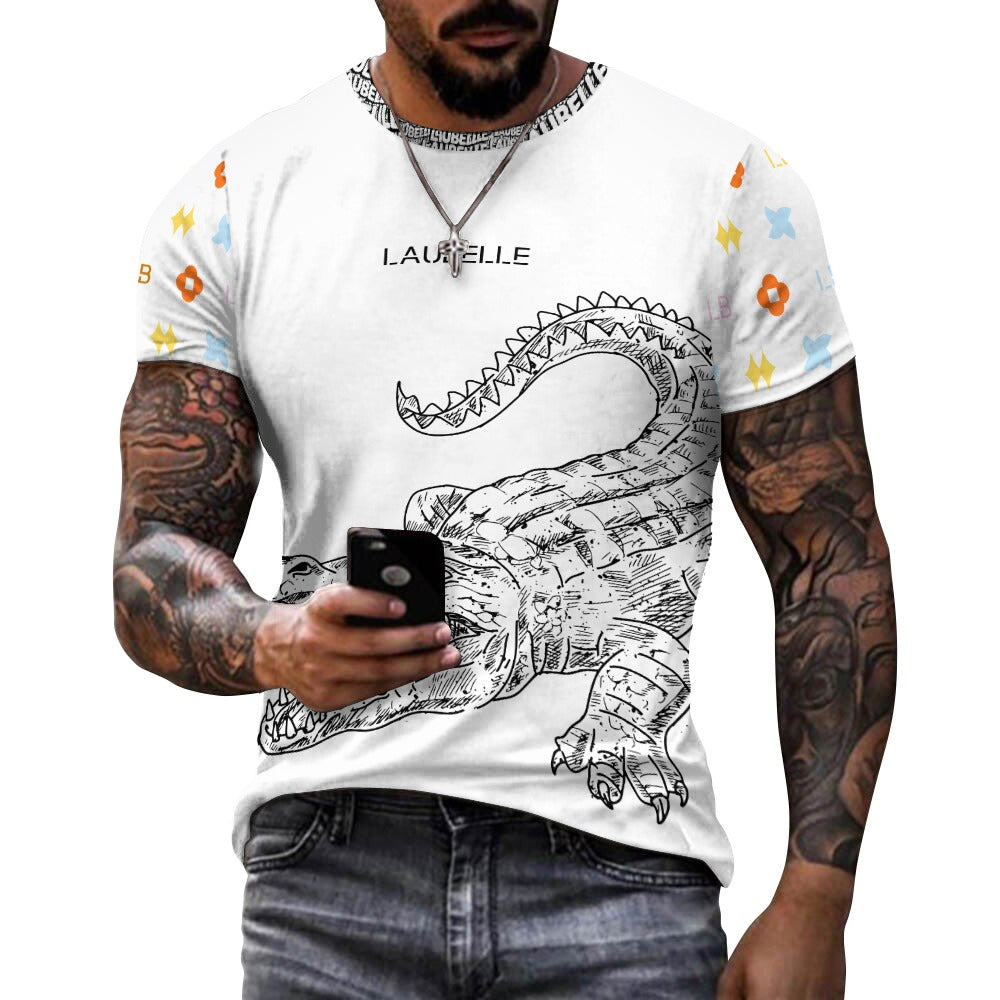 LauBelle - Men's Graphic Alligator Tee – Premium Crew Neck T-Shirt