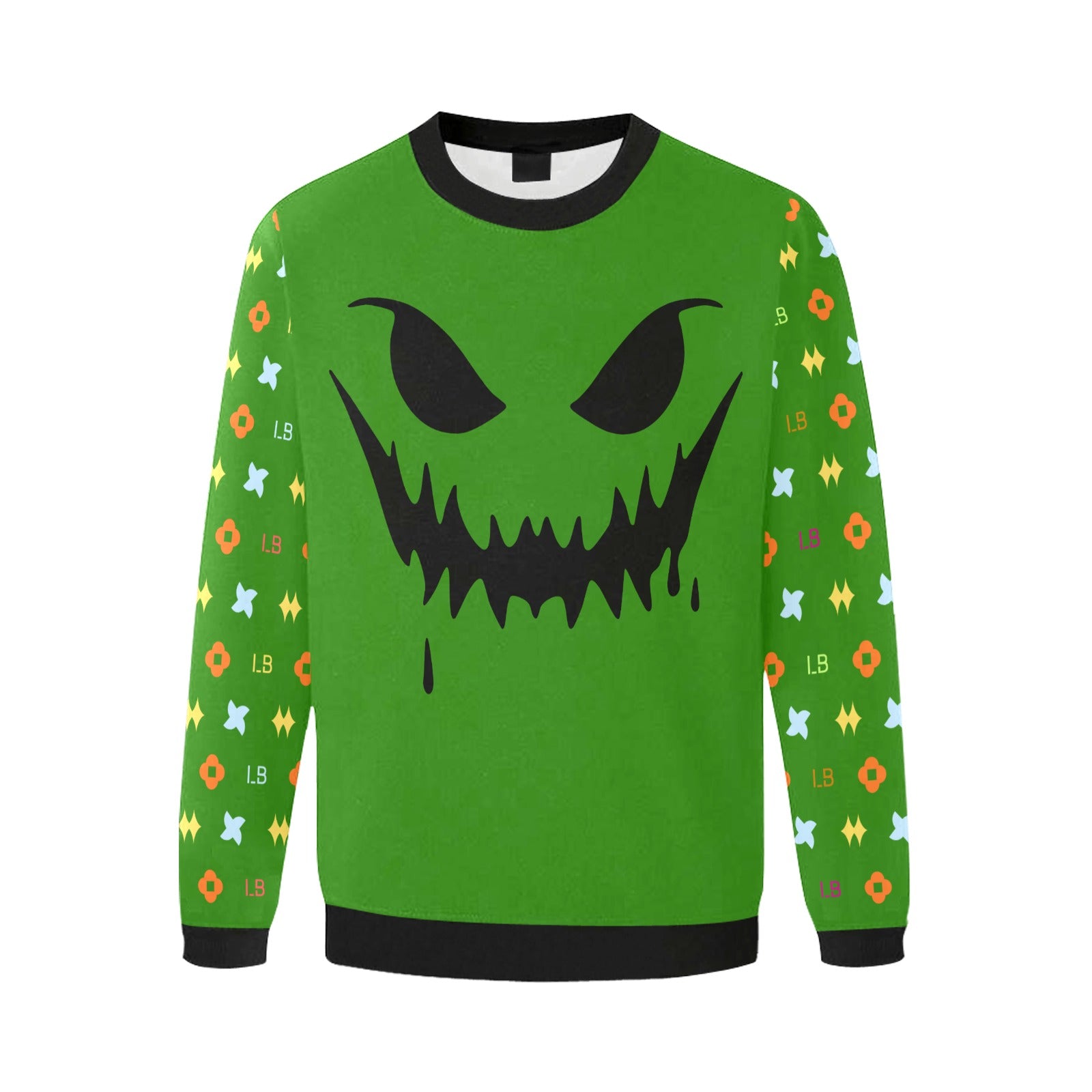LauBelle Mens Plush Fuzzy Fleece Thermal Sweatshirt