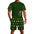 LauBelle - Men's one piece jumpsuit Short sleeved jumpsuit - Greeen - LauBelle Brand