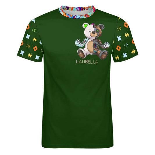 LauBelle - Men's Cotton T-shirt - Dark Green - LauBelle Brand