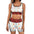LauBelle Womens Activewear Yoga Shorts & Sports Top Set