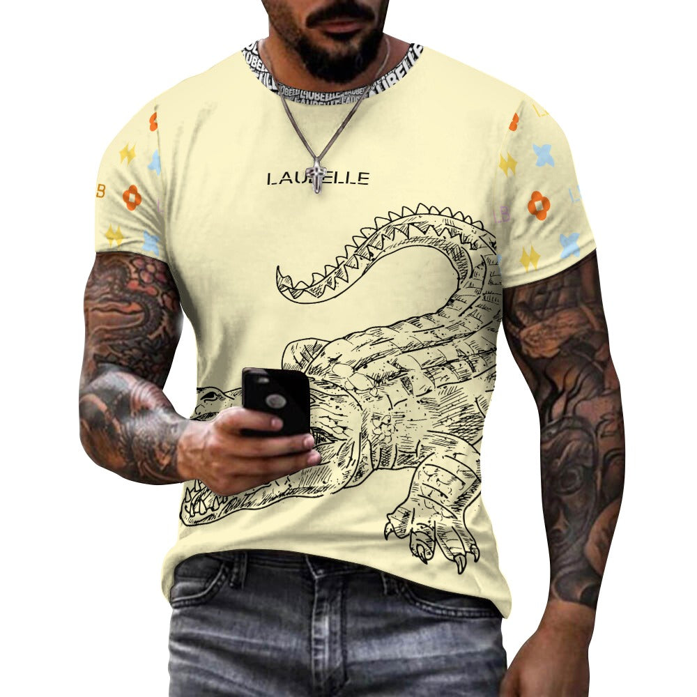 LauBelle - Men's Graphic Alligator Tee – Premium Crew Neck T-Shirt