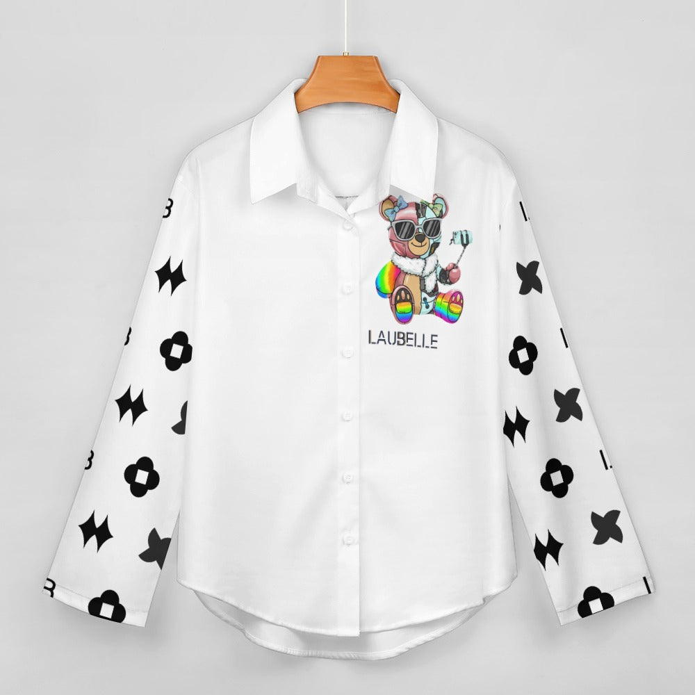 LauBelle - Cropped hem shirt - LauBelle Brand