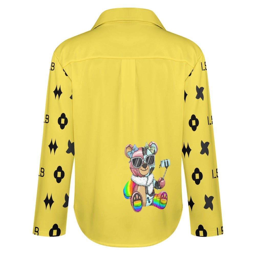 LauBelle - Cropped hem shirt - LauBelle Brand