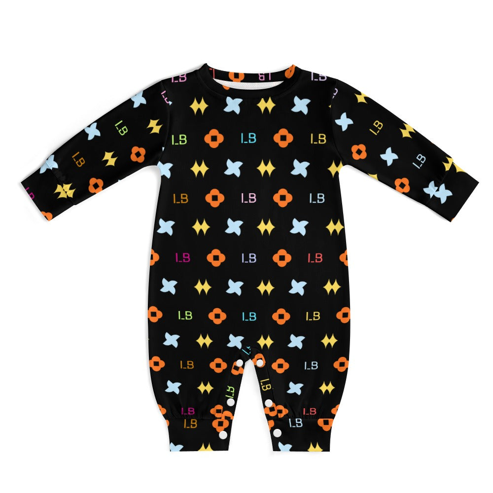 LauBelle Baby Soft Combed Cotton Long-Sleeve Bodysuit