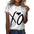 LauBelle - Women's 100% Cotton T-Shirt - White - LauBelle Brand
