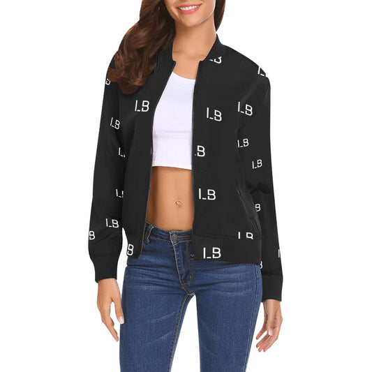 All Over Print Bomber Jacket for Women ( H19) - LauBelle Brand