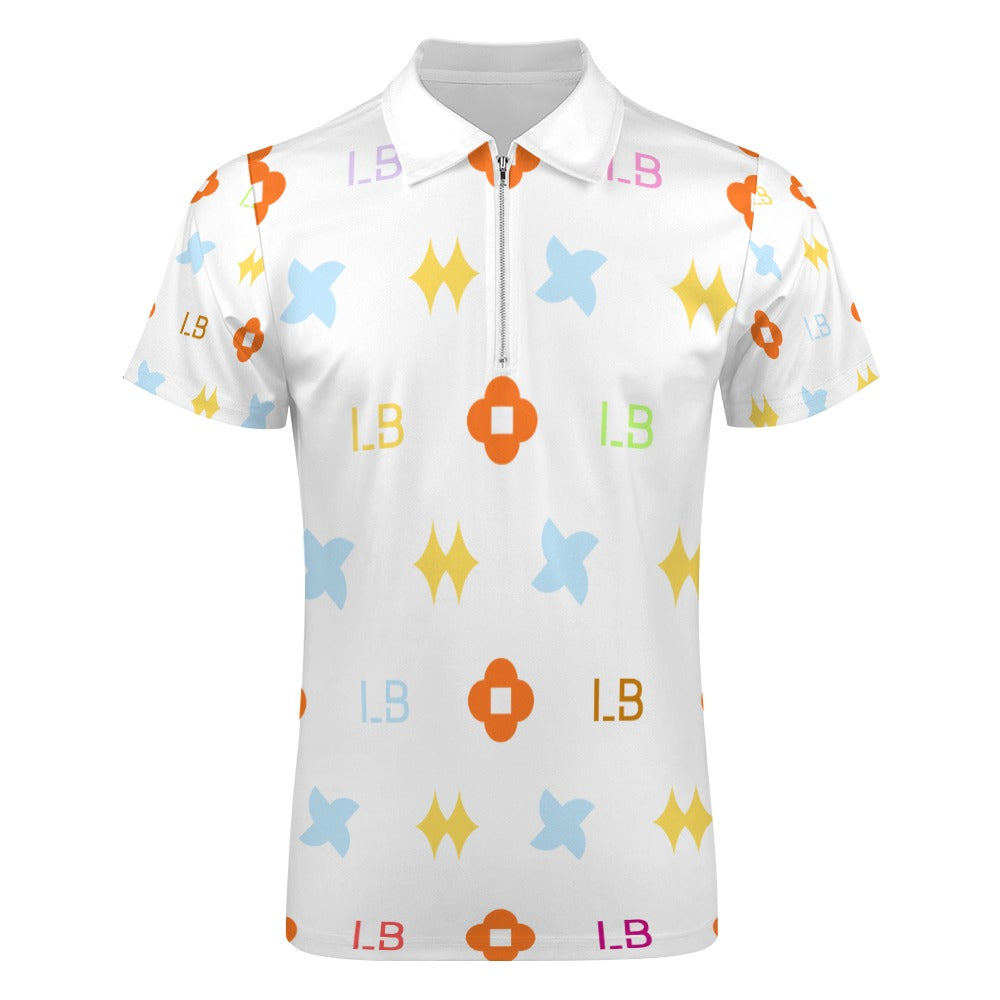 LauBelle - Short sleeve polo shirt - White - LauBelle Brand