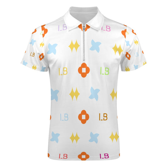 LauBelle - Short sleeve polo shirt - White - LauBelle Brand