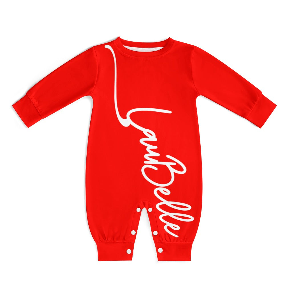 LauBelle Baby Soft Combed Cotton Long-Sleeve Bodysuit