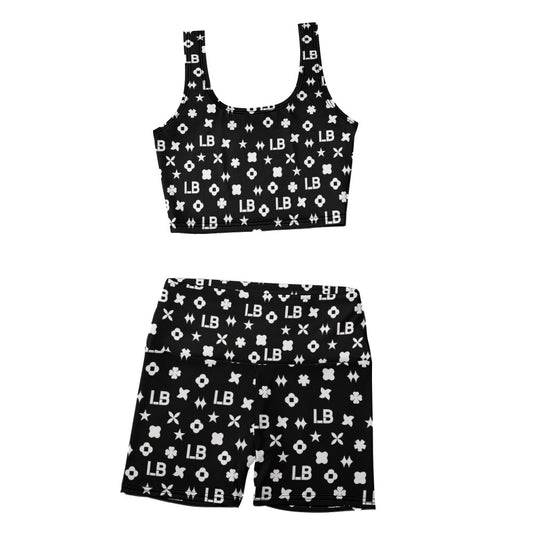 LauBelle - Thread Gym Vest Set - Black and White - LauBelle Brand